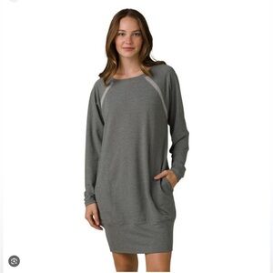 Prana Rosie Dress XS  Ashey Grey NWT FLAW Extra Small